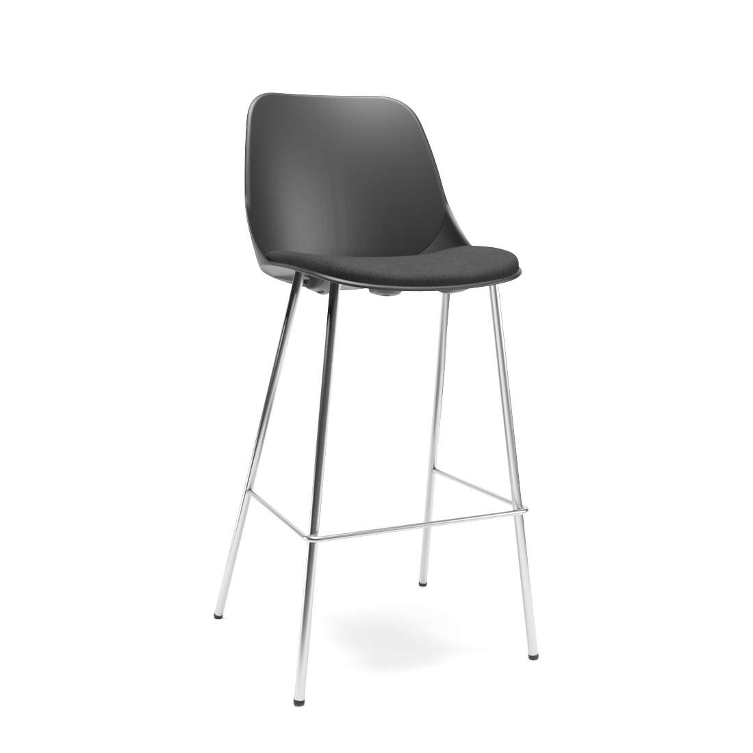 Banqueta Fixa 4 Pés Quick Preto