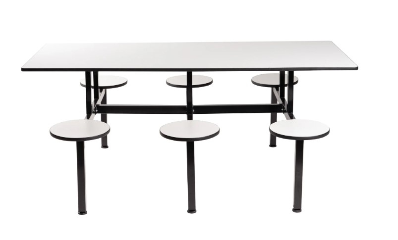 MESA DE REFEITORIO ASSENTO FIXO ST MRAF-84