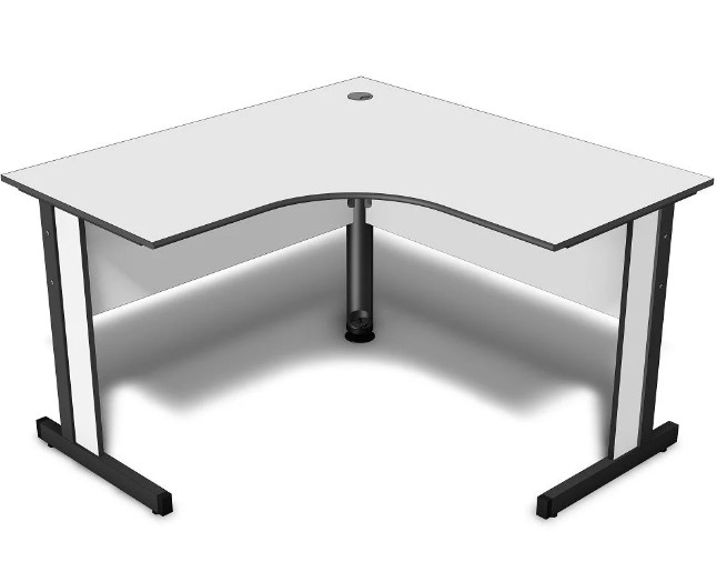 Mesa Escritório Delta Home Office Escrivaninha L 1,20 X 1,20 M 15 Mm